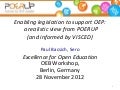 Enabling legislation to support Open Education in European policy