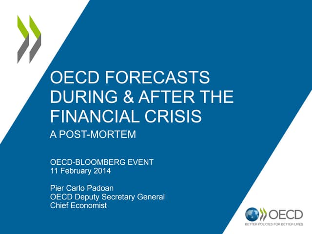 Oecd bloomberg lse forecasting pres...