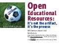OER: It’s not the artifact, it’s the process (Mark McGuire, U of Otago)