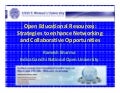 Open Educational Resources:Strategies to enhance Networking and Collaborative Opportunities