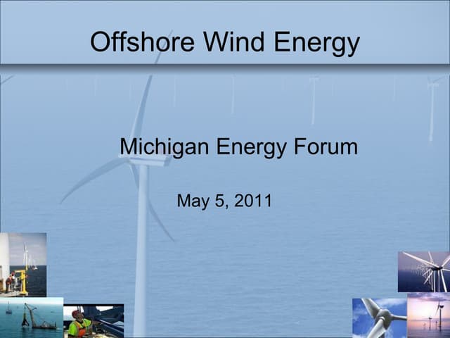 May 2011 - Michigan Energy Forum - ...