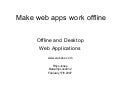 Offline Web Applications