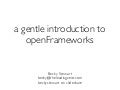 A Gentle Introduction to openFrameworks