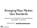 Mass Market Geo Standards - OGC Technical Committee