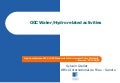 Open Geospatial Consortium (OGC) - Water/Hydro related activities