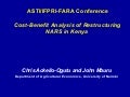 Cost-Benefit Analysis of Implementing a Centralized National Agricultural Research System Policy in Kenya