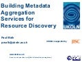 Metadata Aggregation Services
