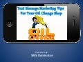 Oil change shops