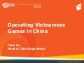 OGDC2012 Operating Vietnamese Games In China_Mr.Liu C Christopher