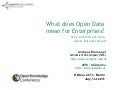 open data for enterprises