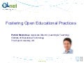 OLnet: Fostering Open Educational Practices