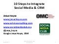 10 Steps to integrate CRM and Social Media