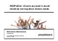 PEOPLEize - How to succeed in social media by serving basic human needs