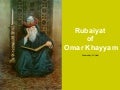 Omer khayyam rubbiyat