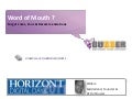 Word of Mouth ? Forget Likes ! Buzzer @ OMK 2011