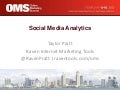 Social Media Analytics