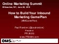 How to Build Your Inbound Marketing Game Plan - Paul Roetzer