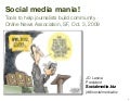 How journalists can use social media to build community