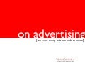 Writing For Public Relations: On Advertising