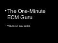One Minute ECM Guru -- Episode 2 -- Consolidation