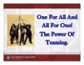 One For All   All For One