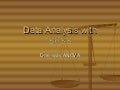 Data Analysis with SPSS : One-way ANOVA