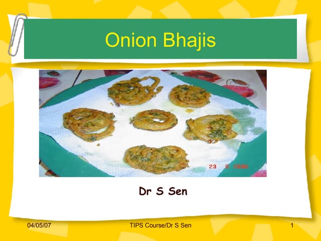 Onion Bhajis-the perfect indian snack