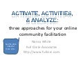 Online Community Practices