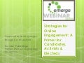Online Engagement Strategies for Candidates, Electeds & Activists