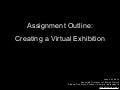 Creating a Virtual Exhibition Outline