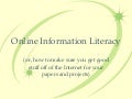 Online Information Literacy 1206046725957460 5
