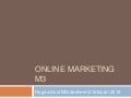 College 1 M3 Hogeschool Windesheim