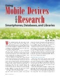 Mobile devices for research