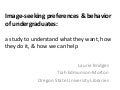 Image-seeking preferences & behavior of undegraduates