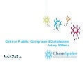 Online Public Compound Databases