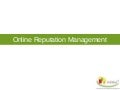 Online Reputation Management