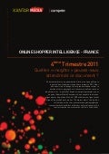 Online shopper intelligence - France - T4 2011 - kantar media