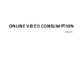 Online video and tv content consumption