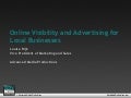 Online Visibility And Advertising For Local Businesses