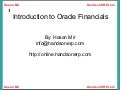 Introduction to Oracle Financials