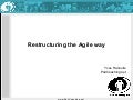 AgileTeamRestructuring