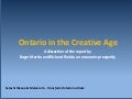 Ontario In The Creative Age