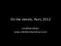 On the streets, Paris, 2012