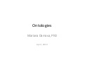 Ontologies Fmi 042010