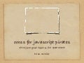 OOCSS for Javascript pirates at jQueryPgh meetup
