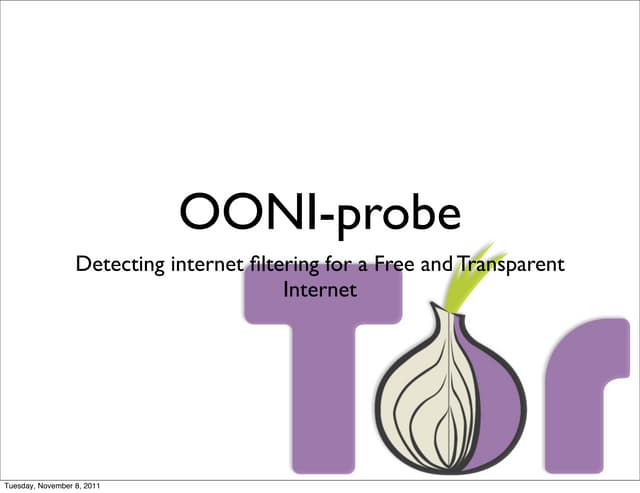 ooni-probe and Tor (Long Version)