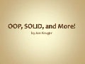 Advanced Object-Oriented/SOLID Principles
