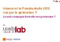 La web campagne 2012 et la génération Y
