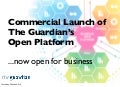 The Guardian's Open Platform is open for business