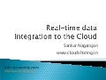 Real-time data integration to the cloud